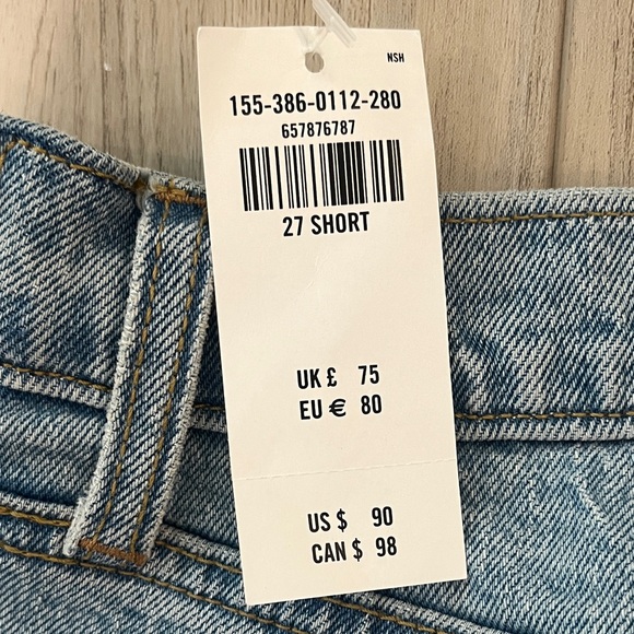 Abercrombie & Fitch Light Blue Women's Baggy Maternity Jeans - Picture 8 of 8